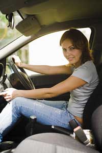 girl driving